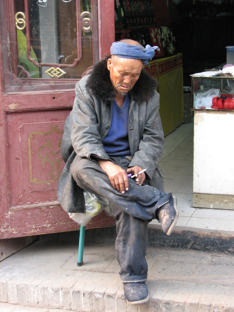 China faces an old man