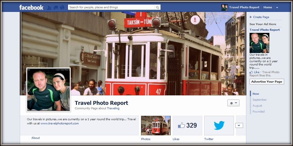 Facebook on Travel Photo Report