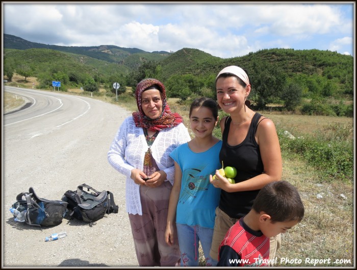 Friendly people close to Tokat