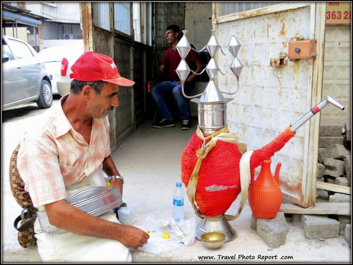 Tea seller in Sanliurfa