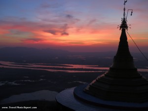 Sunset & Sunrise at Mt Zwegabin