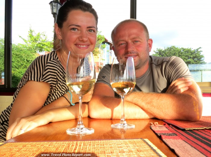 Tipsy in Red Mountain vineyard, Burma