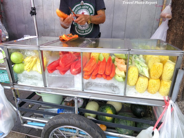 fruit stall in Bangkok