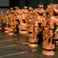 Amazing 400-year old chess set